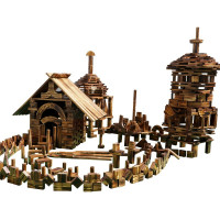 户外中空碳化积木防腐拼搭建积木130