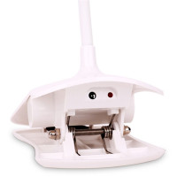 得力4323LED夹子台灯(白) 1200mAhDC5V 护眼儿童台灯 保视力台灯 创意台灯 得力小夜灯