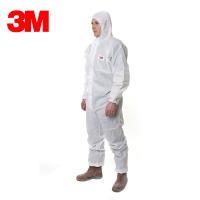 3M 4515 白色带帽连体服 透气防颗粒物 白色 XXL 20件装