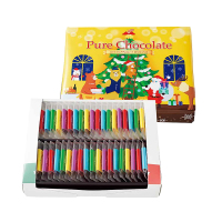 日本进口零食royce圣诞版黄波浪曲片巧克力礼盒