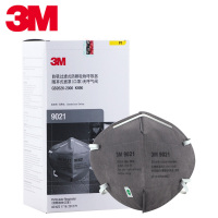 3M 9021 防尘口罩 耳带式防颗粒物口罩 防雾霾PM2.5/防粉尘(一个装)