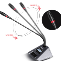 ZSTC炫笛X2会议话筒 使用VHF820-870MHz频段独立的音量调节旋扭最大有效距离50米