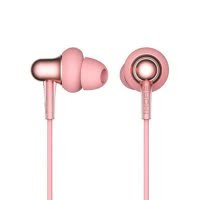 万魔(1more)E1025 Stylish 双动圈入耳式有线耳机 HiFi线控通用带麦音乐耳机 粉色