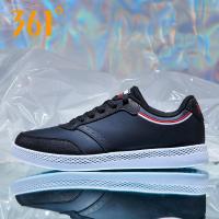 361运动鞋男休闲板鞋2019秋季新款361度时尚革面小白鞋571916617