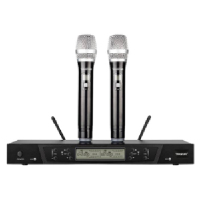 华三企业定制得胜无线双手持麦克风G5