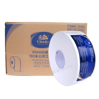 维达(Vinda)大盘纸VS4490公用卫生纸 3层*180M本色