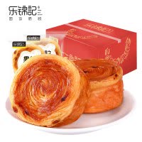 [乐锦记]果粒面包5袋装奶香果味新鲜精装整箱营养早餐面包休闲零食400g整箱