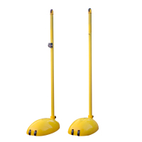 SCP 羽毛球网柱 SCP-13063 标准室内外移动铸铁羽毛球柱便携式羽毛球网架 (套)