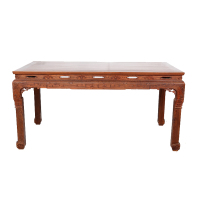 Aibik 红木画案中式实木书法桌鸡翅木书桌画桌书法桌