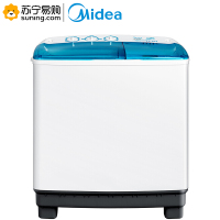 美的(Midea) 双桶 808 大容量双筒半自动老式洗衣机10公斤 白色