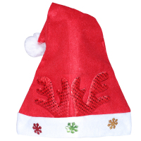 成人红色鹿角款 成人圣诞帽