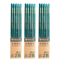 晨光2B铅笔经典六角木杆(10支)AWP35715 书写修正用品 铅笔/笔刨 普通铅笔 4包/组