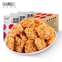 [企业定制]新品[乐锦记] 膨化食品 麻辣糯米锅巴 96g*5袋/箱休闲零食小吃点心