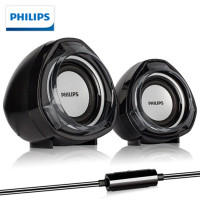飞利浦(PHILIPS)SPA311 音箱电脑音响家用台式机usb多媒体低音炮迷你便携小音箱桌面游戏音响.