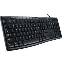 罗技(Logitech)k200有线键盘