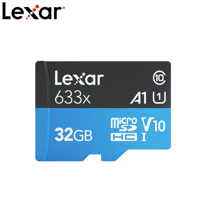 雷克沙(Lexar)32G 读速100MB/s TF卡 UHS-I V30 A2 U3 633x 高速存储卡