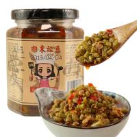爱蜀味 四川酸豆角炒肉 农家烂肉豇豆 肉末豇豆260g 下饭菜酱菜夹馒头