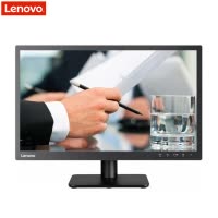 联想(Lenovo)电脑显示器 V20-10 19.5英寸LED背光可壁挂不闪屏 家用办公商用VGA接口 黑色