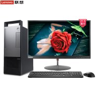 联想（Lenovo）扬天T4900V 台式主机 21.5显示器 (I5-8400 4G 1T 无光驱 集成 黑色)