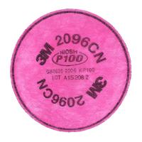 3M 2096CN P100酸性气体异味颗粒物滤棉 玫红色 均码 20片装