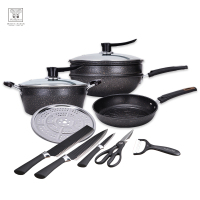 火象麦饭石全家福养生五件套HXG-TZ035