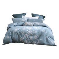 水星家纺 全棉印花床上用品四件套 花西雅 新品