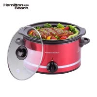 美国汉美驰（Hamilton Beach）陶瓷煲汤电炖锅 多功能家用2-4人量慢炖锅 33133A-CN