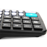 得力(deli) 837 经典型计算器(太阳能双电源)(2个装)