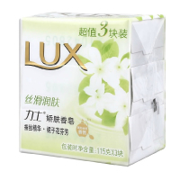 力士(LUX)牌娇肤香皂丝滑润肤115g*3