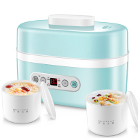 生活元素(LIFE ELEMENT)H16 1L 电炖锅 电炖盅 煲汤锅 砂锅 炖汤锅 燕窝 煮粥锅 一锅双胆