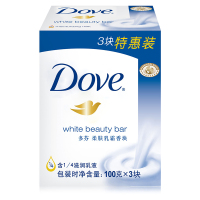 多芬(Dove) 柔肤乳霜香皂100g*3