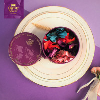 凯利恬Nestle Quality Street混合夹心巧克力77g圆盒铁罐零食