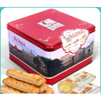 维西尼奶油夹心巧克力味酥脆饼干礼盒装750g 公司福利 罗马什锦饼干礼盒750g