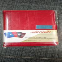 FRONT 商务A5记事本25K 扣式皮面记事本 红色