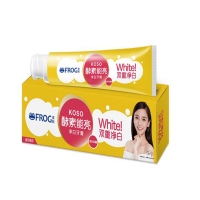 青蛙酵素能亮牙膏双重净白120g