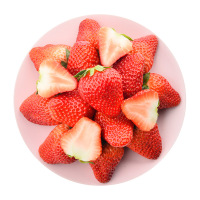 优仙果[顺丰快递]辽宁丹东99红颜奶油草莓 2斤装 新鲜水果应季 久久红颜草莓 非四川红颜奶油巧克力草莓