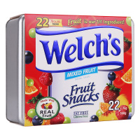 韦尔奇welch’s美国水果汁泥软糖诞生礼盒儿童零食橡皮糖果万圣节 韦尔奇混合果味软糖550克