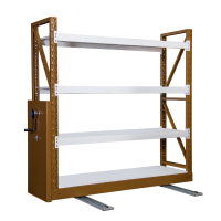 富路达移动货架手摇式轨道密集架钢制可定制密集柜仓库仓储库房货架