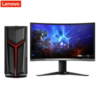 联想(Lenovo) 刃7000 九代i7台式电脑主机 27英寸电竞曲面屏(I7-9700 8GB 512GB固态 GTX1660Ti_6G独显) 专业办公设计制图