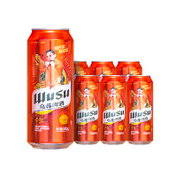 乌苏啤酒(wusu)新疆原浆红乌苏啤酒500ml*6罐装
