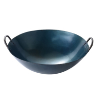 艾炊(AICHUI) LH 双耳铁锅 圆底炒锅 50cm