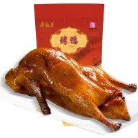 月盛斋 北京烤鸭1000g 北京特产 真空包装熟即食清真整只肉零食 中华老字号