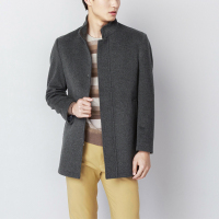 鄂尔多斯ERDOS 羊毛材质保暖商务男式大衣