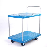 连和（Uni-Silent） PLA150Y-T2 720*490MM 承载150KG 双层单扶手手推车 （计价单位：辆）