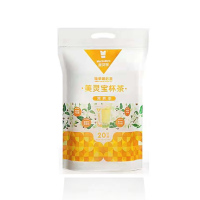 美灵宝苦荞茶大凉山荞麦茶方便茶一次性杯中茶隐茶杯20包400只/整件装