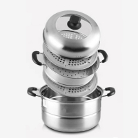 艾炊(AICHUI) LH 蒸锅 30CM 三层蒸锅