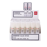 得力(deli)7107 手工固体胶高透明度固体胶棒 15g 中号 24支装
