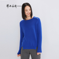 鄂尔多斯ERDOS 圆领女式羊绒衫