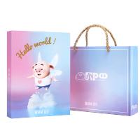 爱哆哆喜饼宝宝诞生满月周岁礼盒回礼伴手礼零食爱多多喜蛋礼盒--猪小屁 C39 男宝宝