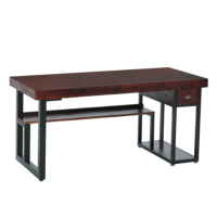 电脑台式桌家用单人书桌办公桌现代书架写字台电脑桌